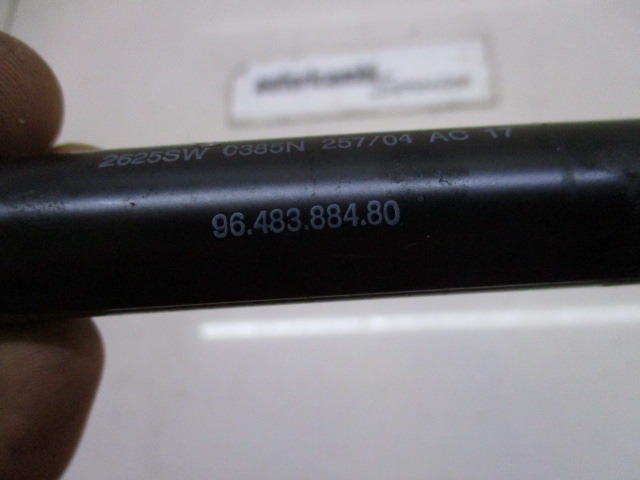 9648388480 PISTONCINI ASTE COFANO POSTERIORE CITROEN C2 1.1 B 44KW 5M 3P (2004) RICAMBIO USATO 