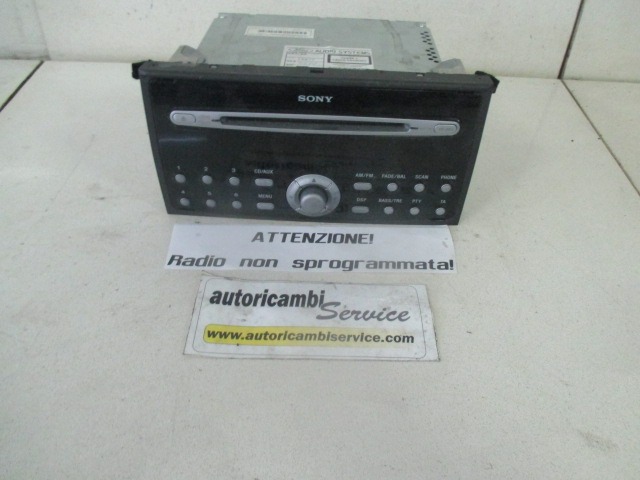4M5T18C815BK RADIO LETTORE CD  FORD FOCUS 1.8 D 5M 85KW (2007) RICAMBIO USATO NON FORNIAMO CODICE RADIO MA TELAIO VEICOLO