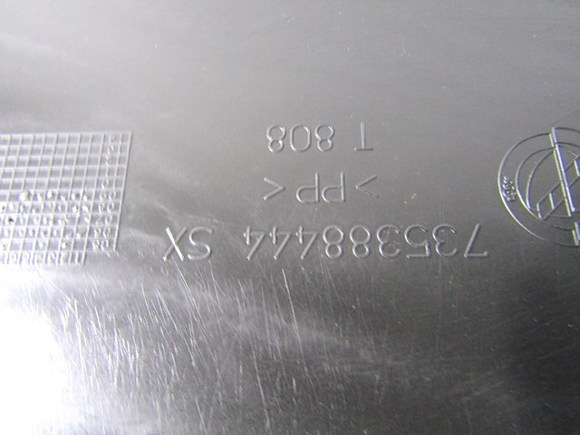 735388444 PARAURTI LATERALE POSTERIORE SINISTRO FIAT DOBLO 1.6 M 76KW 5M 2P (2009) RICAMBIO USATO LEGGERMENTE STRISCIATO (VEDI FOTO) 
