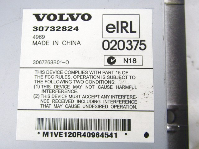 30732824 AMPLIFICATORE AUDIO VOLVO V50 2.0 100KW 5P D 6M (2005) RICAMBIO USATO 