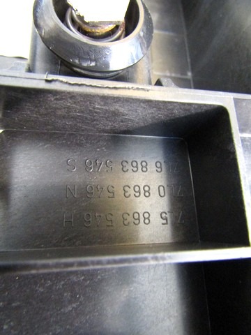7L5863546H RIVESTIMENTO PIANALE MOQUETTE POSTERIORE BAULE PORSCHE CAYENNE S 4.8 B 4X4 283KW AUT 5P (2007) RICAMBIO USATO 