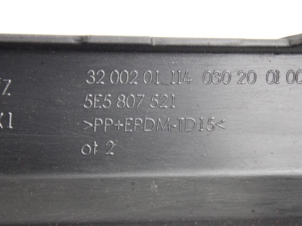5E5807521A SPOILER INFERIORE PARAURTI POSTERIORE SKODA OCTAVIA 2.0 110KW 4P D AUT (2014) RICAMBIO NUOVO