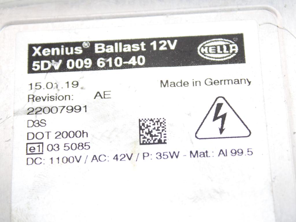 63117248050 CENTRALINA FARO XENON BMW X5 E70 LCI (2012) 3.0 D RICAMBIO USATO