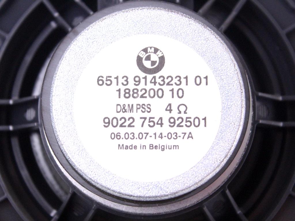 65139143231 CASSA ALTOPARLANTE PORTA POSTERIORE BMW E91 320 D 2.0 120KW SW D AUT (2007) RICAMBIO USATO