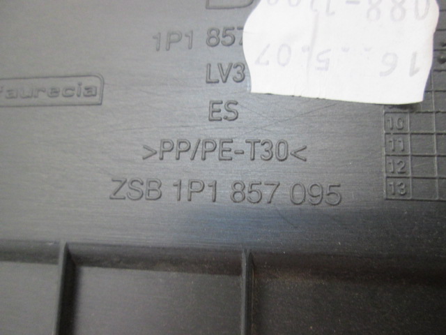 1P1857095 CASSETTO PORTAOGGETTI LATO PASSEGGERO SEAT LEON 1.6 B 75KW 5M 5P (2007) RICAMBO USATO 