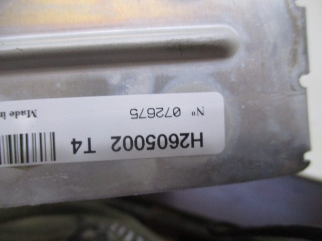 H2605002 EVAPORATORE RADIATORE CLIMA INTERNO SEAT IBIZA 1.4 B 63KW 5M 5P (2008) RICAMBIO USATO 