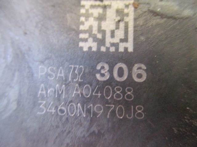 9800624480 CHIUSURA SERRATURA PORTA ANTERIORE SINISTRA CITROEN C3 1.1 B 44KW 5M 5P (2011) RICAMBIO USATO 