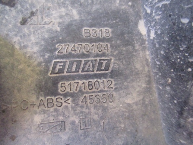 51718012 RETRONEBBIA POSTERIORE SINISTRO FIAT GRANDE PUNTO 1.2 B 48KW 5M 3P (2006) RICAMBIO USATO 