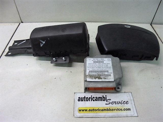 6025313596 KIT AIRBAG COMPLETO RENAULT ESPACE 2.2 D 95KW 5M 5P (2001) RICAMBIO USATO 6025314177B 8200083698A 