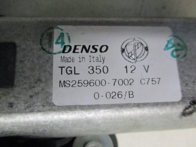 51864399 MOTORINO TERGILUNOTTO DENSO FIAT PANDA 1.2 G 44KW 5M 5P (2010) RICAMBIO USATO 