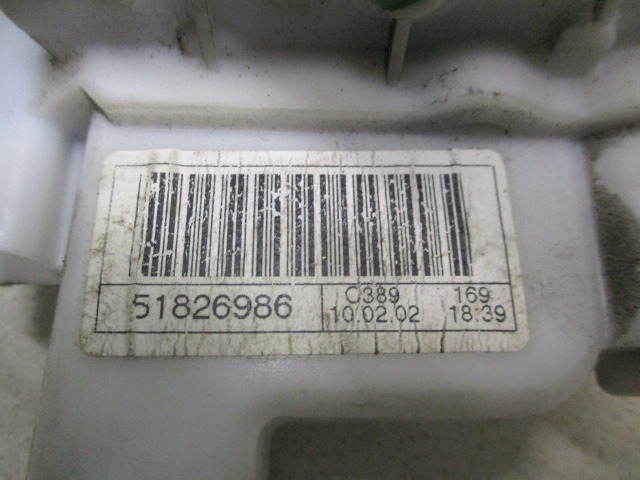 51826986 CHIUSURA SERRATURA PORTA POSTERIORE SINISTRA FIAT PANDA 1.2 G 44KW 5M 5P (2010) RICAMBIO USATO 