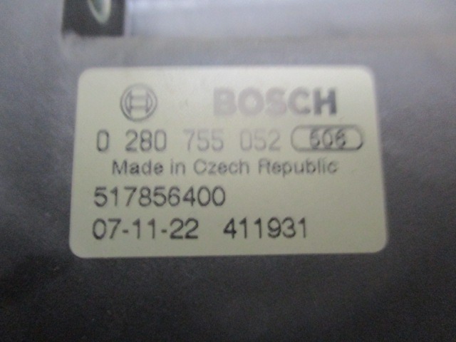 517856400 PEDALE ACCELERATORE BOSCH FIAT BRAVO 1.6 D 77KW 6M 5P (2009) RICAMBIO USATO 