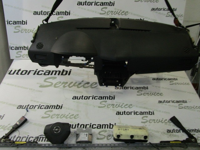 13137906 KIT AIRBAG COMPLETO OPEL ASTRA H SW 1.7 D 74KW 5M 5P (2005) RICAMBIO USATO 13113829 551020308 13168455 13168095