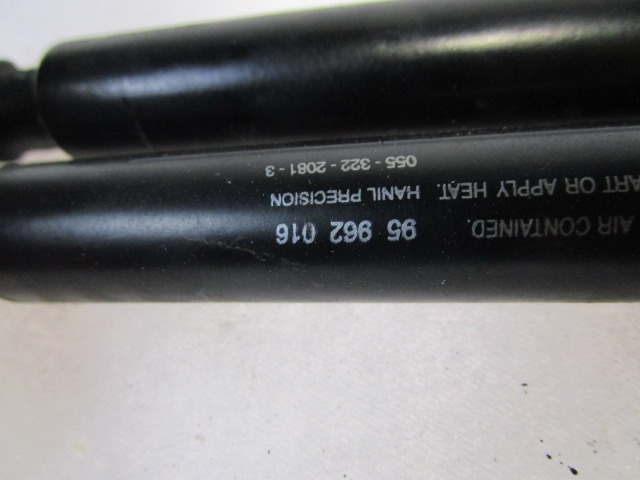 95962016 COPPIA PISTONCINI ASTE AMMORTIZZANTI COFANO POSTERIORE BAULE CHEVROLET SPARK 1.0 G 5M 5P 50KW (2011) RICAMBIO USATO