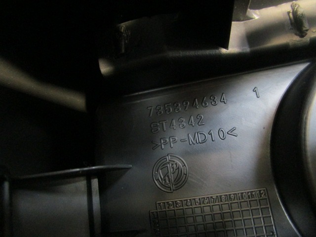 735386309 TUNNEL CENTRALE FIAT GRANDE PUNTO 1.3 D 6M 3P 66KW (2007) RICAMBIO USATO DA PULIRE