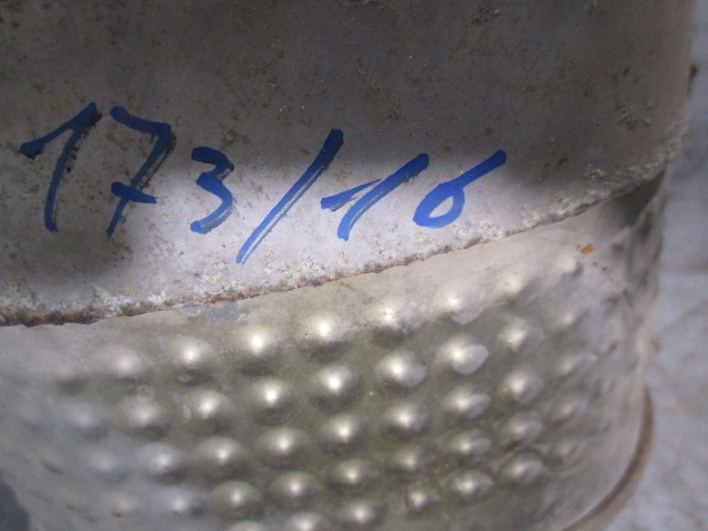 00001717R8 TUBO DI SCARICO CON SILENZIATORE TERMINALE CITROEN C3 1.1 B 5P 5M 44KW (2009) RICAMBIO USATO