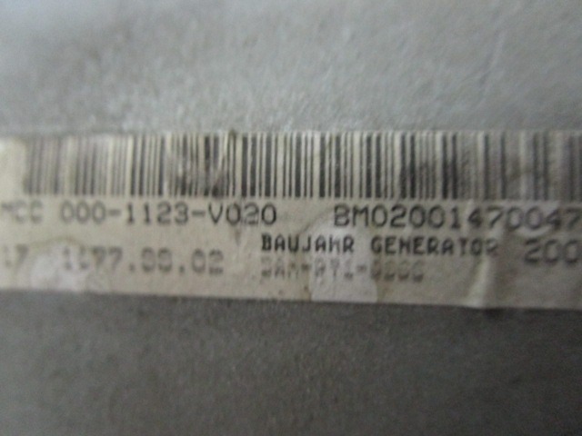 0001123V020 AIRBAG PASSEGGERO SMART FORTWO 0.6 B 40KW AUT 3P (2000) RICAMBIO USATO 