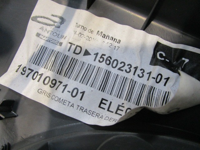 1P0867012 PANNELLO INTERNO PORTA POSTERIORE DESTRA SEAT LEON 1.6 G 75KW 5M 5P (2010) RICAMBIO USATO 1P0867012A