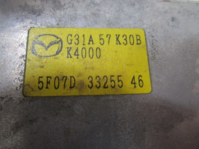 G31A57K30B KIT AIRBAG COMPLETO MAZDA 6 2.0 D 6M 5P 89KW (2007) RICAMBIO USATO 5V07D3325546