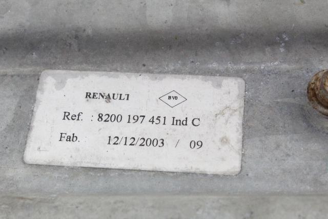 8200197451 TELAIO AUSILIARIO ANTERIORE RENAULT SCENIC 1.5 D 60KW 5M 5P (2004) RICAMBIO USATO 