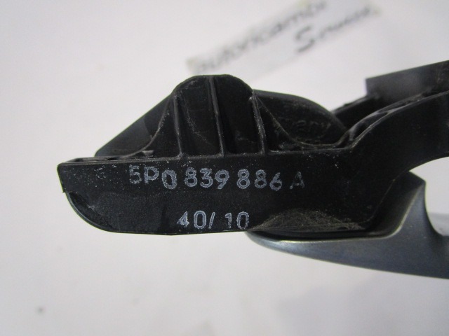 5P0839886A MANIGLIA ESTERNA PORTA POSTERIORE DESTRA SEAT ALTEA XL 1.6 77KW 5M 5P (2010) RICAMBIO USATO