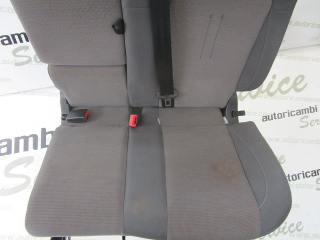 1K0885501CK SEDILE POSTERIORE SDOPPIATO LATO SINISTRO SEAT ALTEA XL 1.6 D 77KW 5M 5P (2010) RICAMBIO USATO DA PULIRE
