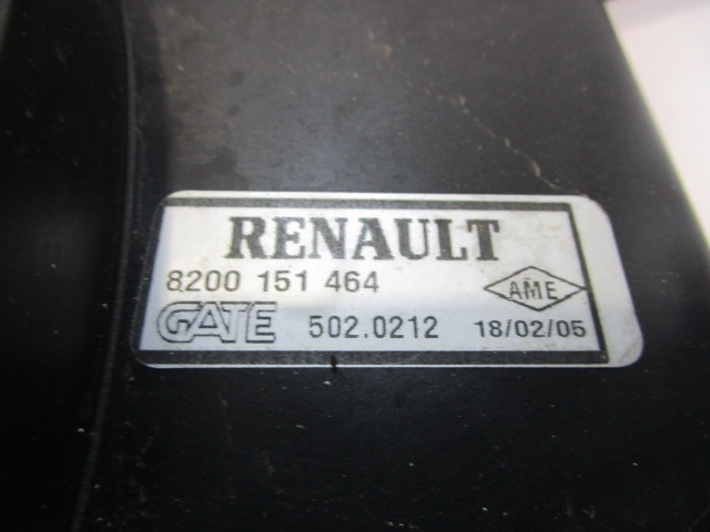 8200151464 ELETTROVENTOLA RENAULT MEGANE 1.9 88KW 6M 5P (2005) RICAMBIO USATO