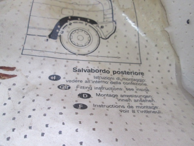 SALVABORDO PROTEZIONE PARAFANGHI ANTERIORI EPOSTERIORI METALPALST SEAT IBIZA 1.2 B 3P RICAMBIO NUOVO