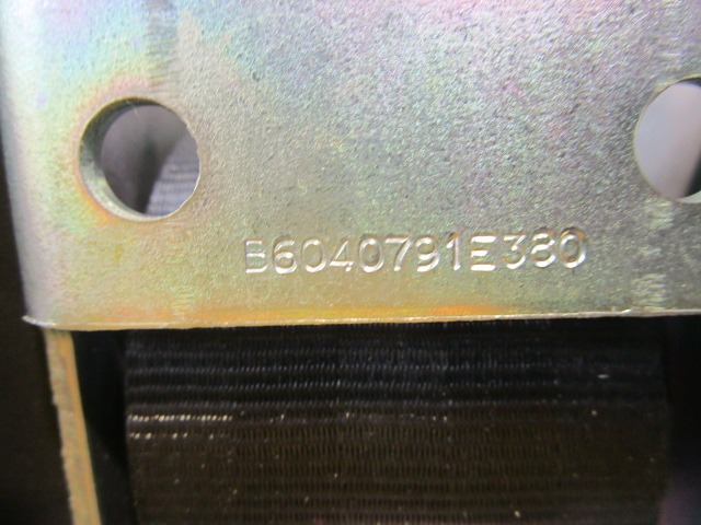 96435117XX CINTURA DI SICUREZZA POSTERIORE CENTRALE CITROEN C6 2.7 D 150KW AUT 4P (2008) RICAMBIO USATO 