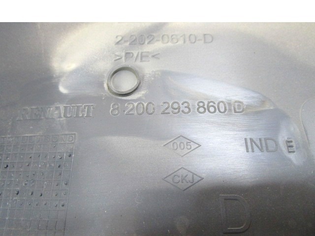 8200293860 PANNELLO INTERNO PORTA POSTERIORE DESTRA RENAULT CLIO 1.2 55KW 5M 5P (2012) RICAMBIO USATO