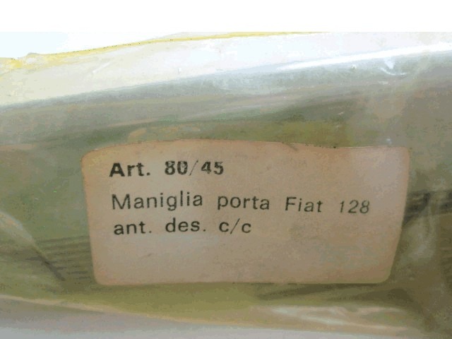 80/45 MANIGLIA ESTERNA PORTA ANTERIORE DESTRA CON CHIAVE FIAT 128 1.3 4P (SECONDA SERIE) RICAMBIO NUOVO 