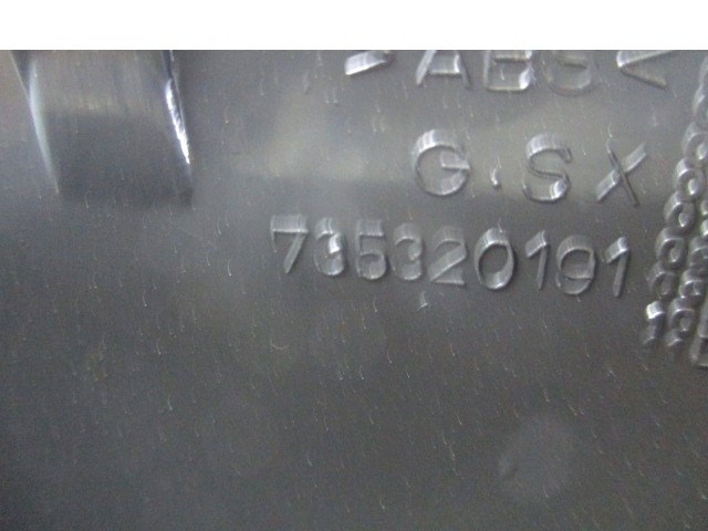 735320191 RIVESTIMENTO MASCHERINA QUADRO STRUMENTI  CONTACHILOMETRI FIAT PANDA 1.2 44KW 5P B 5M (2008) RICAMBIO USATO 