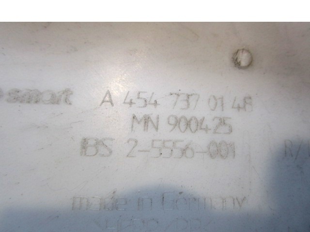 A4547370148 RIVESTIMENTO SUPERIORE PANNELLO INTERNO PORTA POSTERIORE SINISTRA SMART FORFOUR 1.3 B 70KW 5M 5P (2005) RICAMBIO USATO POGGIABRACCIO
