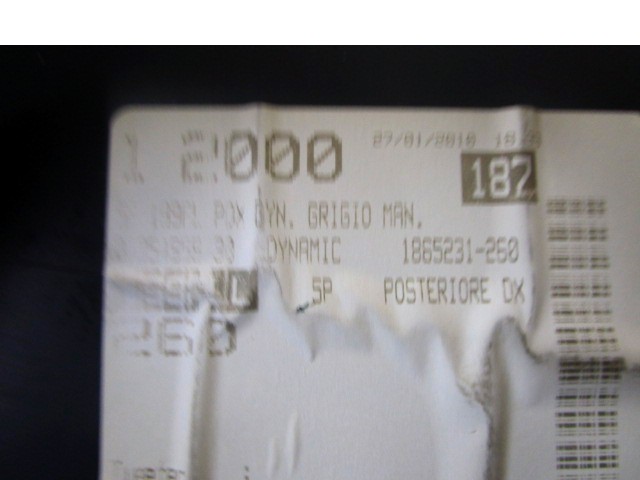 735499833 PANNELLO INTERNO PORTA POSTERIORE DESTRA FIAT PUNTO 1.3 70KW  5P D 5M  (2010) RICAMBIO USATO