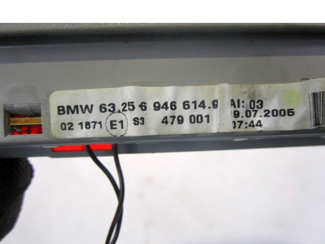63256946614 TERZO STOP BMW SERIE 3 320 D E90 2.0 D 120KW 6M 5P (2005) RICAMBIO USATO 