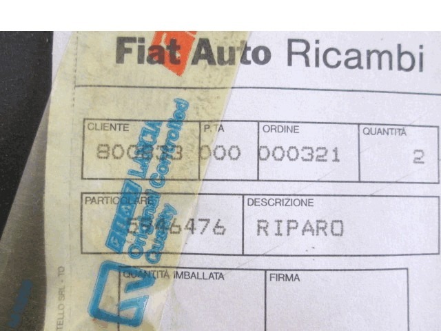 5946476 PARATIA RIPARO MOTORE FIAT UNO 55 70 SX TURBO 3P RICAMBIO NUOVO NERO