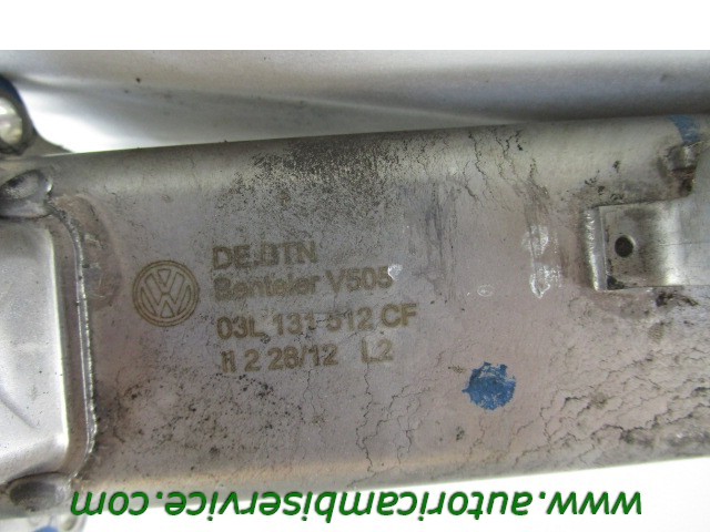 03L131512CF RADIATORE SCARICO GAS EGR VOLKSWAGEN CADDY 1.6 D 75KW 5M 5P (2012) RICAMBIO USATO 