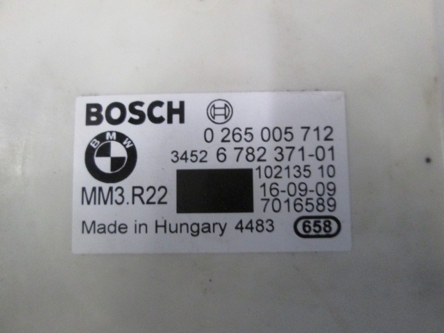 BMW X5 E70 3.0 D 173 KW SENSORE ACCELERAZIONE IMBARDATA 0265005712 BOSH 