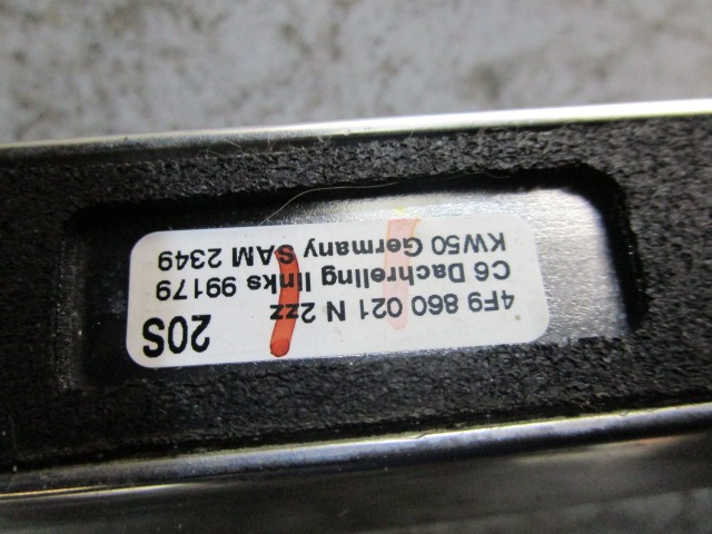 4F9860021N COPPIA BARRE TETTO AUDI A6 SW 4X4 3.0 176KW 5P D AUT (2010) RICAMBIO USATO 