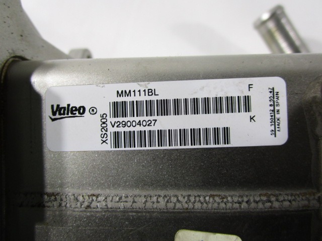 V29004027 RADIATORE SCARICO GAS EGR PEUGEOT 5008 2.0 D 110KW 6M 5P (2010) RICAMBIO USATO 