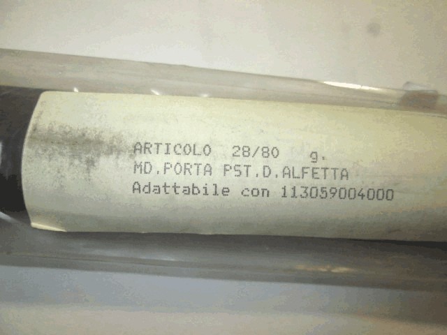 113059004000 MODANATURA PROFILO LISTELLO PORTA POSTERIORE DESTRA ALFA ROMEO ALFETTA 1.8 B (DAL 1982) RICAMBIO NUOVO 