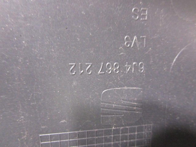 6J4867212 PANNELLO INTERNO PORTA POSTERIORE LATO DESTRO SEAT IBIZA 1.6 D 66KW 5M 5P (2013) RICAMBIO USATO CON COMANDO ALZACRISTALLO 