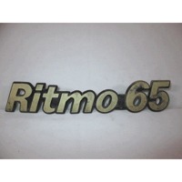 FREGIO LOGO STEMMA SCRITTA "RITMO 65" COFANO POSTERIORE FIAT RITMO 1.1 B 5P RICAMBIO USATO