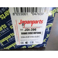 JDI-396 COPPIA DISCHI FRENO ANTERIORI AUTOVENTILATI JAPANPARTS KIA CARENS 1.8 B 81 KW RICAMBIO NUOVO