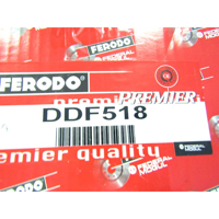 DDF518 COPPIA DISCHI FRENO ANTERIORI FERODO AUDI 80 1.6 B RICAMBIO NUOVO