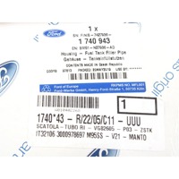 BM51-N27936-AD SPORTELLO CARBURANTE FORD FOCUS 1.6 85KW 5P D 6M (2011) RICAMBIO NUOVO 1740943