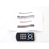 NDC-MP8009U/8021U TELECOMANDO CONTROLLO AUTORADIO MAHINDRA QUANTO C6 2.2 D (2012) RICAMBIO NUOVO