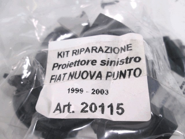20115 STAFFE KIT RIPARAZIONE SUPPORTI FARO FANALE PROIETTORE ANTERIORE SINISTRO FIAT PUNTO 1.2 B 3 PORTE RICAMBIO NUOVO