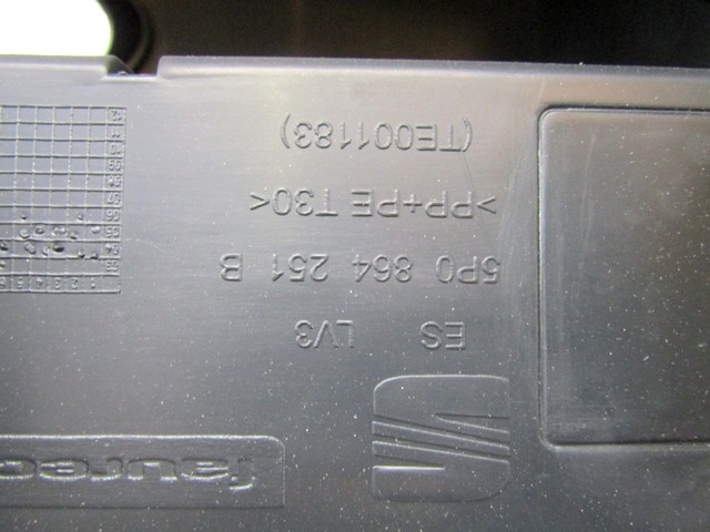 5P0864251B TUNNEL CENTRALE SEAT ALTEA 1.6 B 75KW 5M 5P (2006) RICAMBIO USATO CON BRACCIOLO LEGGERMENTE USURATO