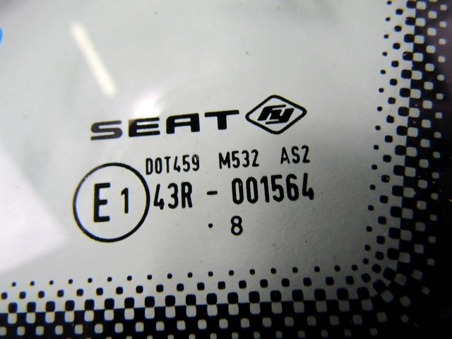 6J0845411C VETRO FISSO PARAFANGO ANTERIORE SINISTRO SEAT IBIZA 1.4 D 59KW 5M 5P (2009) RICAMBIO USATO 
